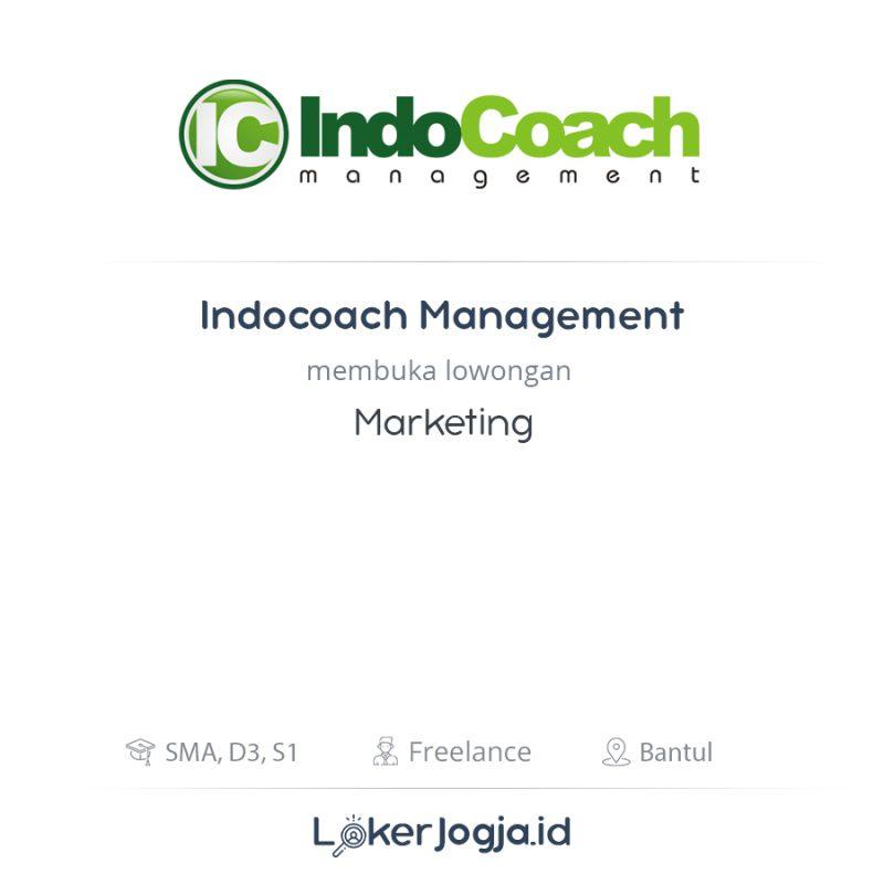 Lowongan Kerja Marketing Di Indocoach Management Lokerjogja Id