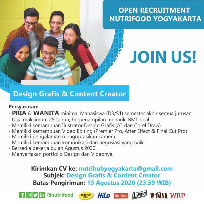  Lowongan  Kerja Desain  Grafis  Content Creator di PT 