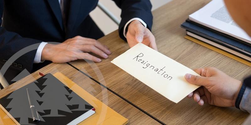 Businessman Hand Sending A Resignation Letter To Executive Boss Dismissed Worker Quit Out From Company, Change Job, Unemployment, Resign Concept