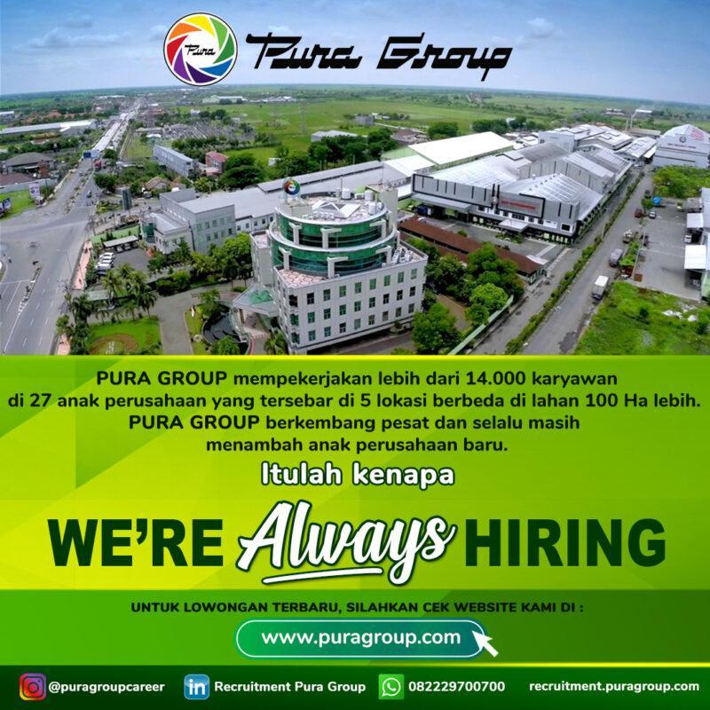 Gaji Di Pura Group Kudus Terbaru