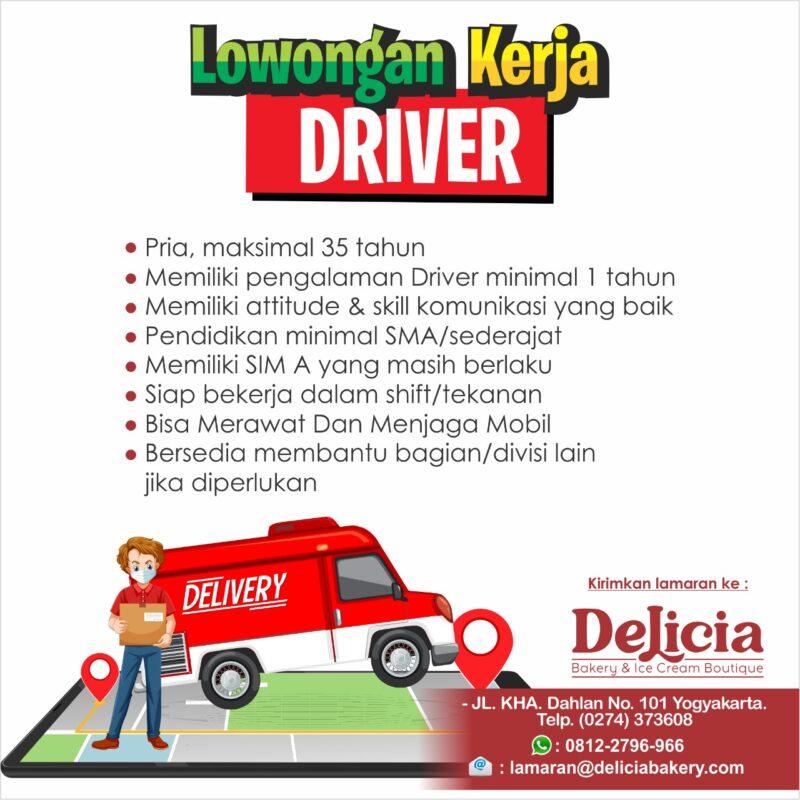  Lowongan  Kerja  Driver  di Delicia Bakery LokerJogja ID