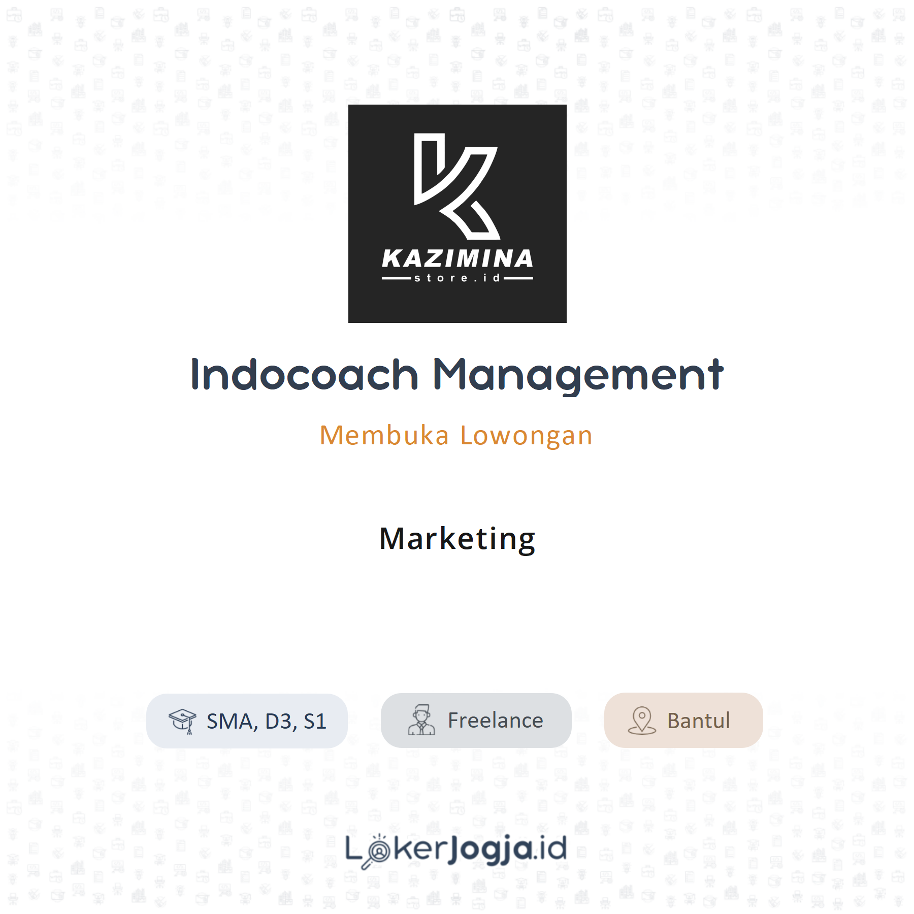 Lowongan Kerja Marketing Freelance Di Indocoach Management Lokerjogja Id