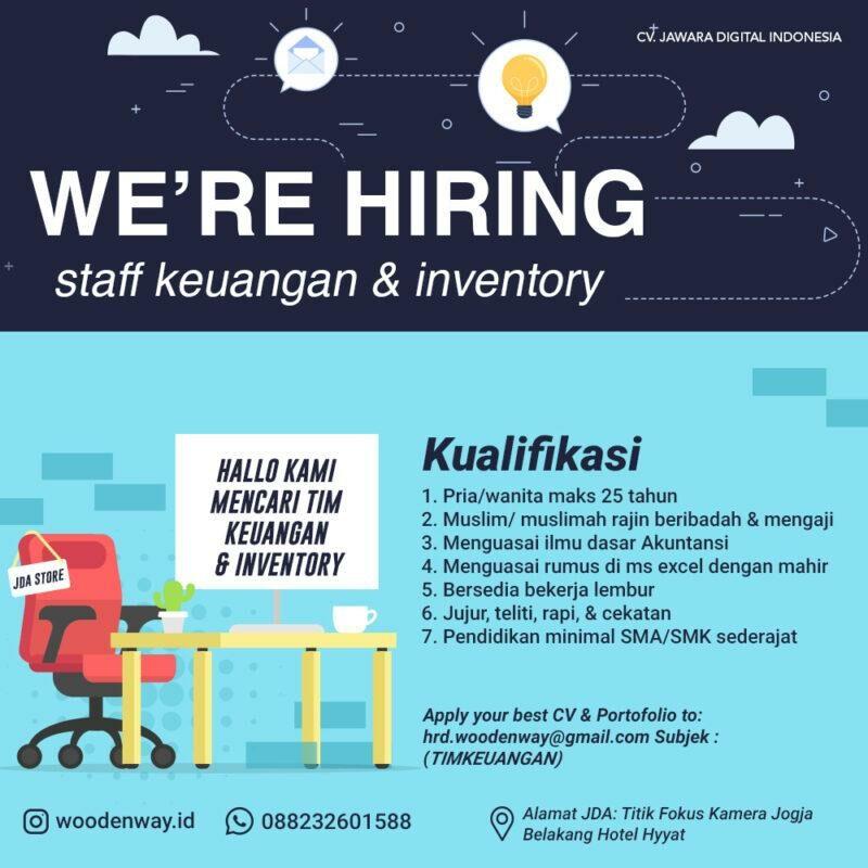 Lowongan Kerja Staff Keuangan di CV. Jawara Digital Indonesia (JDA ...