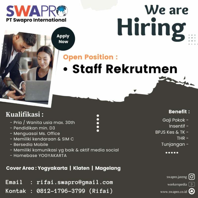 Gaji pt swapro international