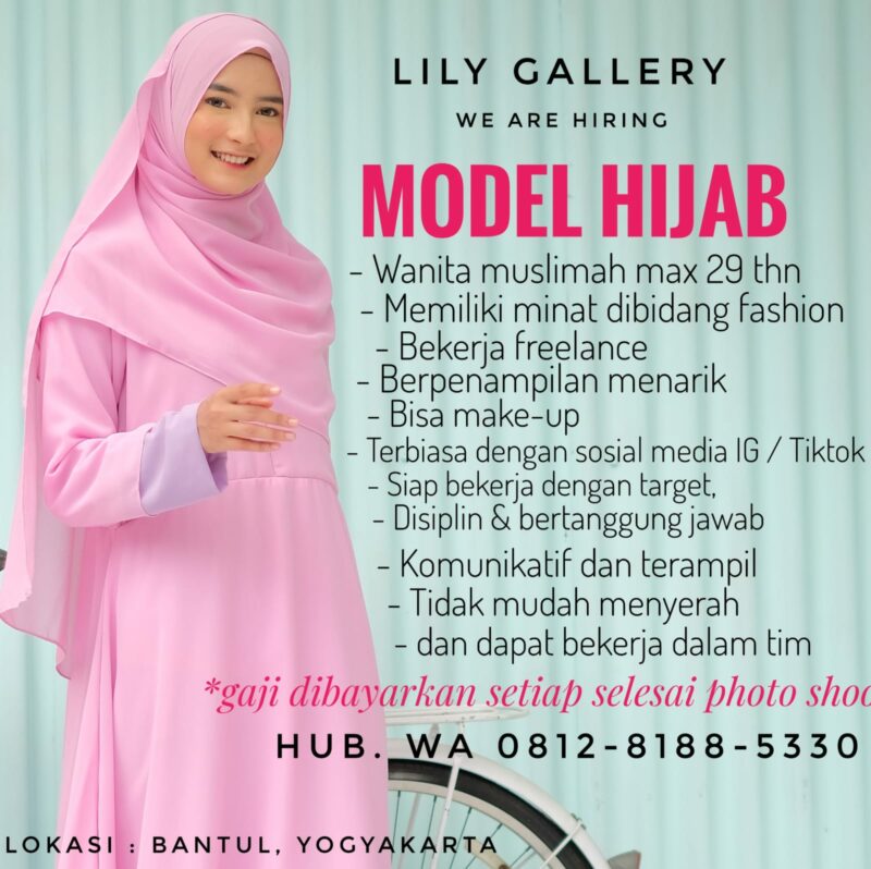 Lowongan Kerja Model Hijab di Lily Gallery - LokerJogja.ID