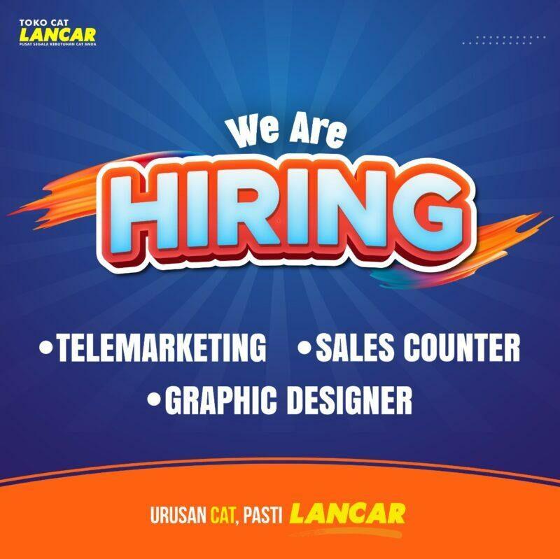 Lowongan Kerja Telemarketing - Sales Counter - Graphic Designer di Toko