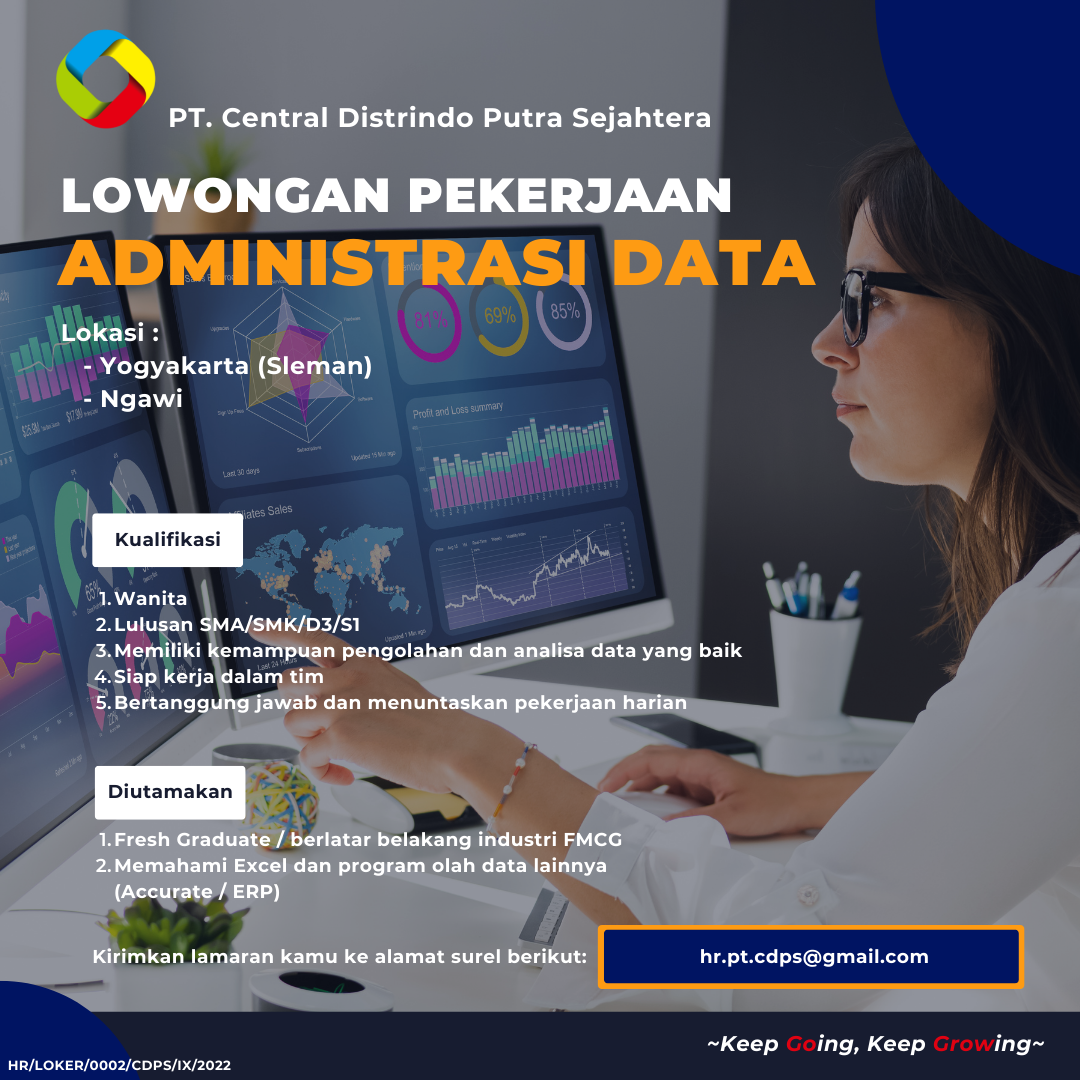 Lowongan Kerja Administrasi Data Di PT Central Distrindo Putra lowongan-kerja-administrasi-data-di-pt-central-distrindo-putra