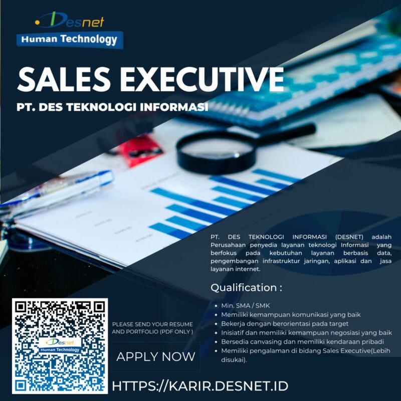 Lowongan Kerja Sales Executive di PT. Des Teknologi Informasi (DESNET ...