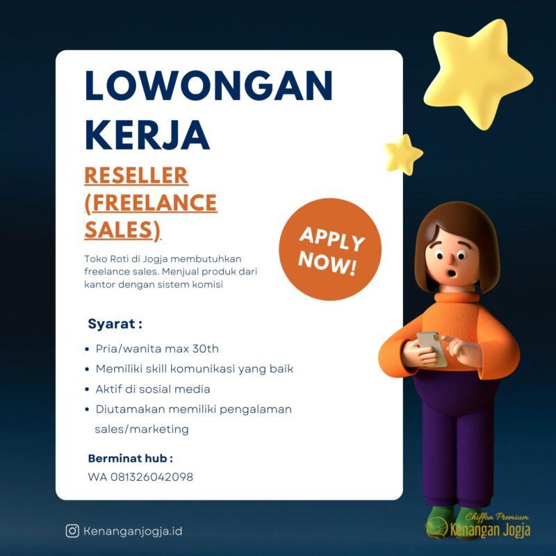 Lowongan Kerja Reseller (Freelance Sales) di Bakery Kenangan Jogja