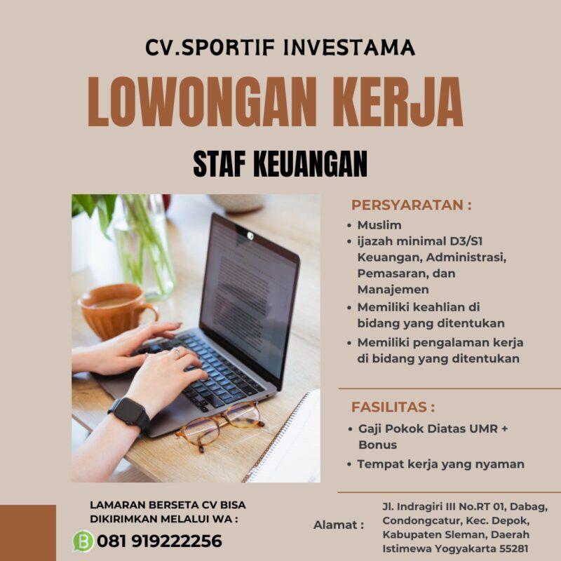 Lowongan Kerja Staff Keuangan di Kampuskos - LokerJogja.ID