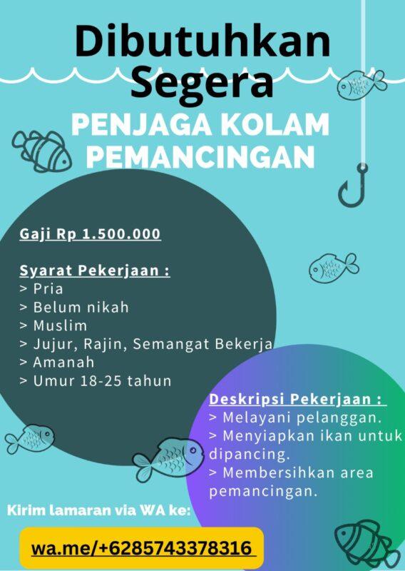 Lowongan Kerja Penjaga Pemancingan di Pemancingan Plumbon - LokerJogja.ID