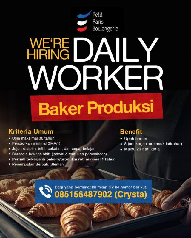 Lowongan Kerja Baker Produksi di PT. Roti Kehidupan Indonesia ...