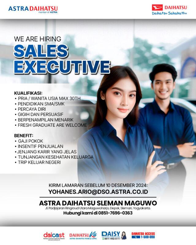 Lowongan Kerja Sales Executive di Astra Daihatsu - LokerJogja.ID