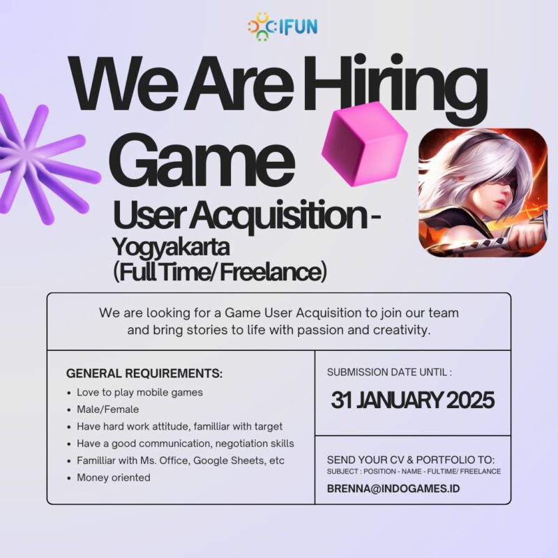 Lowongan Kerja Game User Acqusition di PT. Ifun Digital Global ...