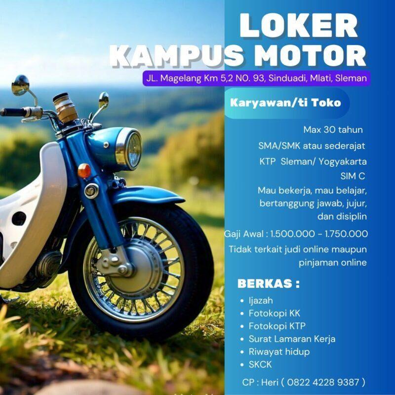 Lowongan Kerja Karyawan/ti Toko Serabutan / BersihBersih Admin di