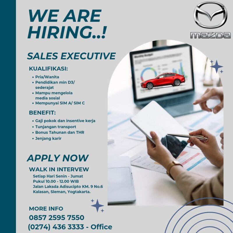 Lowongan Kerja Sales Executive di Mazda Jogja - LokerJogja.ID