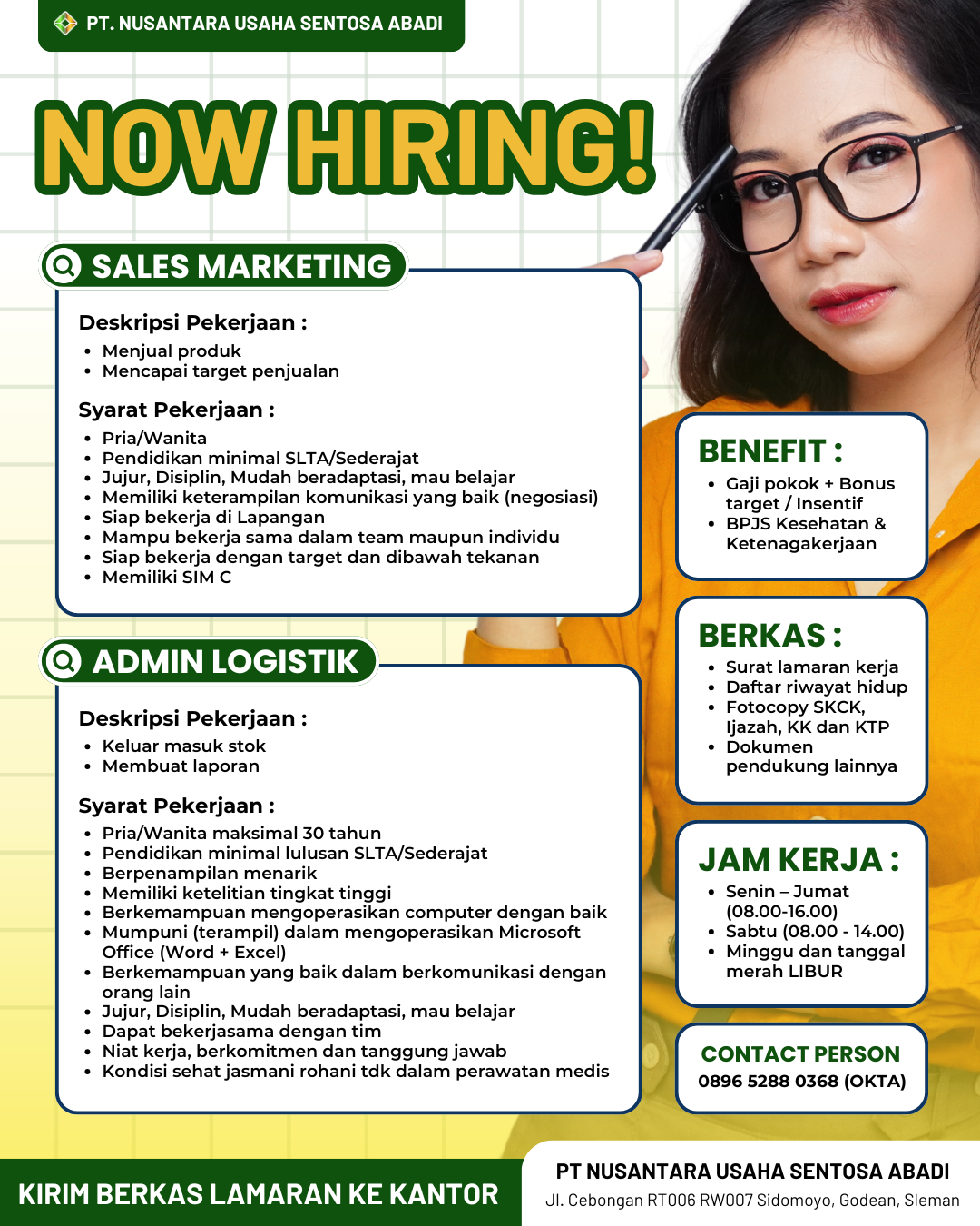 Lowongan Kerja Admin Logistik (Gudang) - Sales Marketing di PT ...