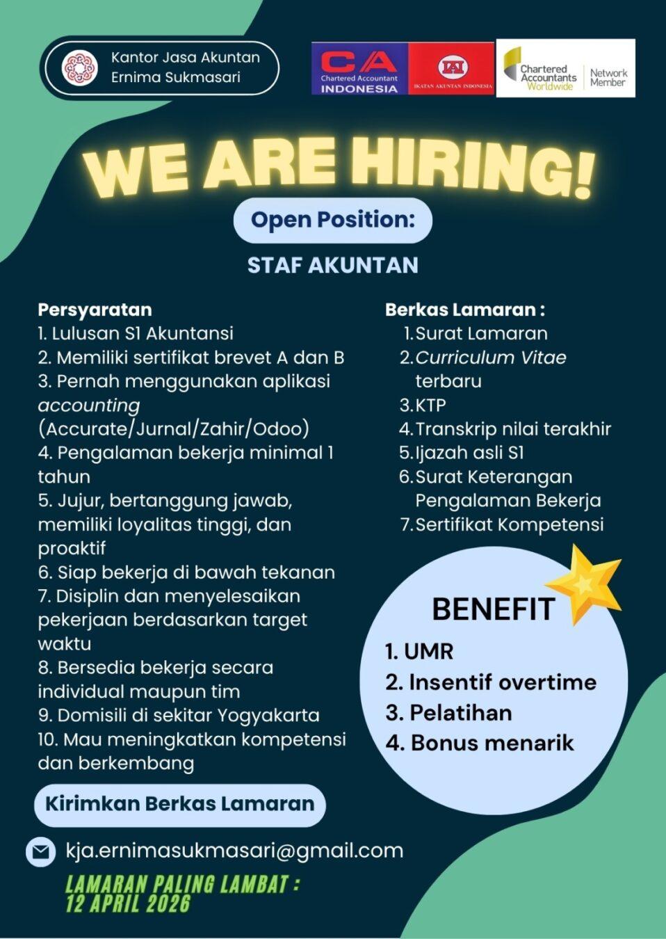 Lowongan Kerja Staf Akuntan di K…