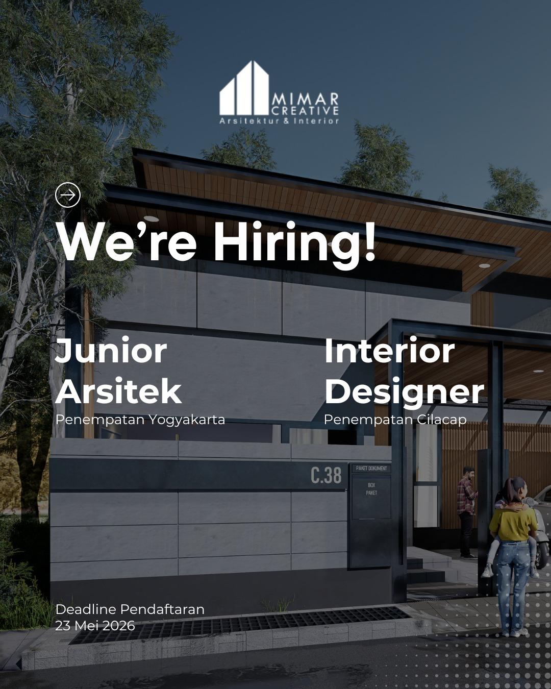 Lowongan Kerja Junior Architect - Interior Designer di Mimar Creative ...