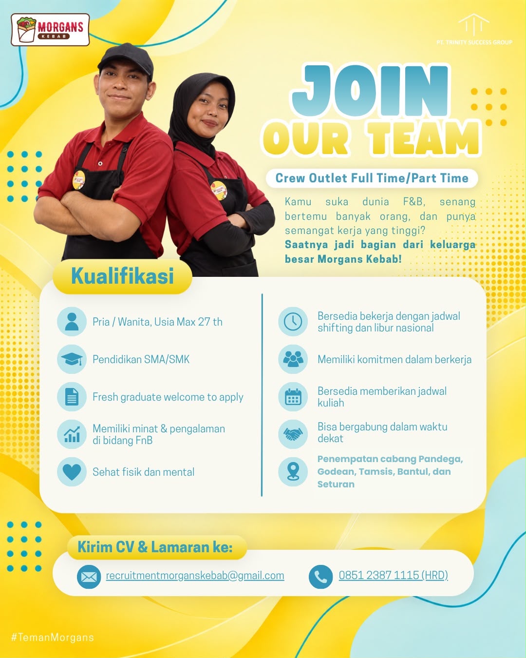 Lowongan Kerja Crew Outlet Full Time & Part Time di PT. Trinity Success ...